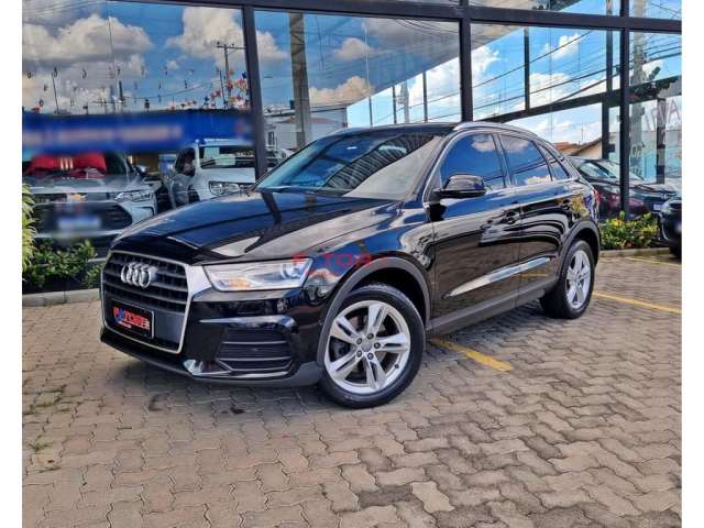 Audi Q3 1.4 AMBITION TFSI FLEX S-TRONIC 5p - Preta - 2018/2018