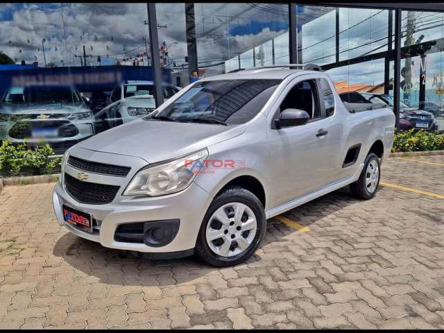 Chevrolet Montana LS 1.4 ECONOFLEX 8V 2p  - Prata - 2016/2017