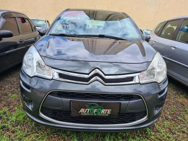 Citroën C3 1.2 PURE TECH FLEX ORIGINE - Cinza - 2016/2017