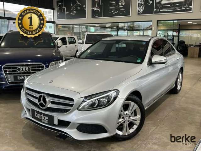 Mercedes-Benz C-180 1.6 CGI FLEX EXCLUSIVE 7G-TRONIC  - Prata - 2017/2017