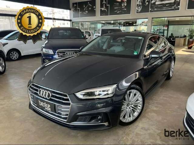 Audi A5 2.0 TFSI SPORTBACK AMBITION PLUS 16V GASOLINA 4P S-TRONIC   - Cinza - 2017/2018