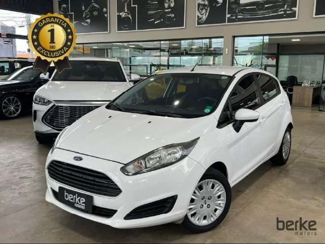 Ford Fiesta 1.5 S 16V Flex Mec. 5p  - Branca - 2015/2016