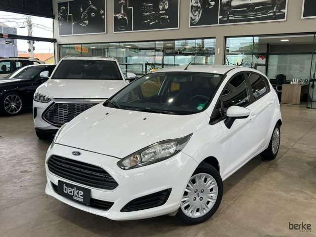 Ford Fiesta 1.5 S 16V Flex Mec. 5p  - Branca - 2015/2016