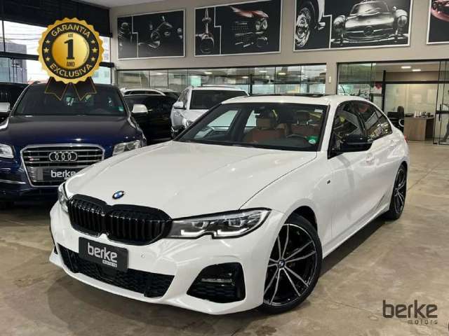 BMW 320i 2.0 TB M Sport A.Flex/M.Sport 4p - Branca - 2020/2021