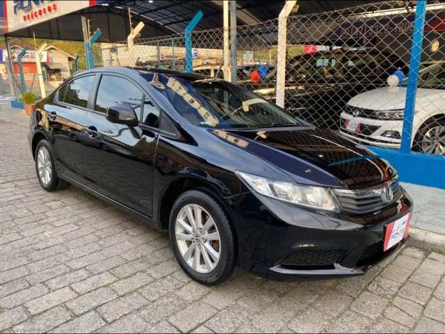 Honda Civic LXS 1.8 AUTOMATICO - Preta - 2014/2015