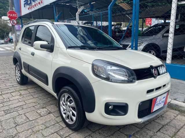 Fiat Uno WAY 1.4 EVO Fire Flex 8V 5p  - Branca - 2016/2016