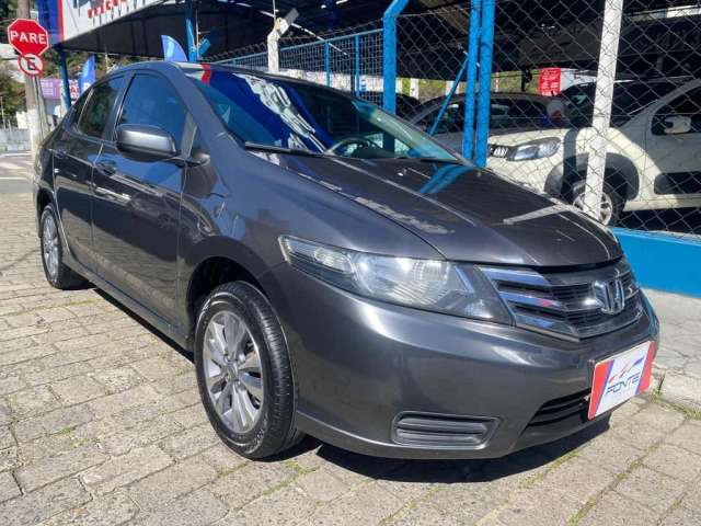 Honda City 1.5 LX FLEX - Cinza - 2013/2013