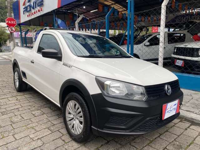 Volkswagen Saveiro Robust 1.6 Total Flex 8V  - Branca - 2018/2018