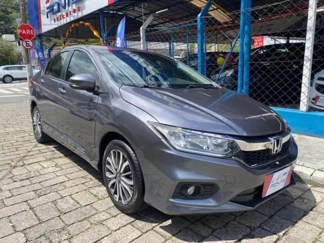 Honda City  EX 1.5 Flex 16V 4p Aut.  - Cinza - 2018/2018