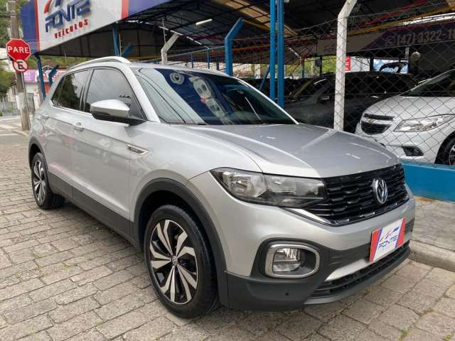 Volkswagen T-Cross Highline 250 TSI 1.4 Flex 16V 5p Aut  - Prata - 2020/2021