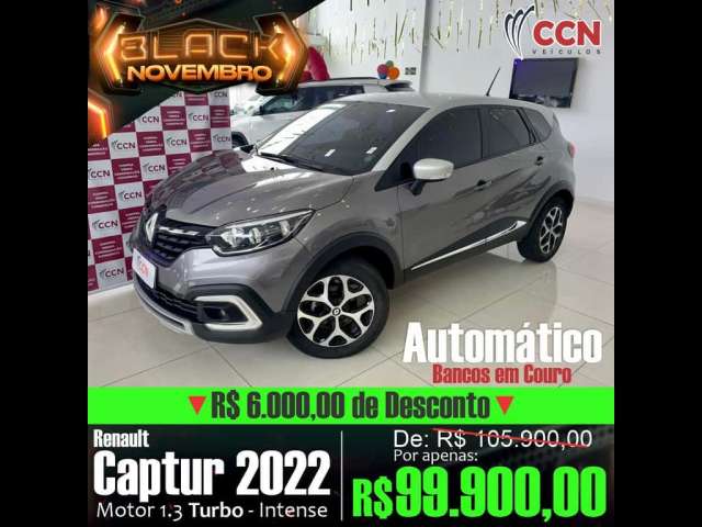 Renault Captur Intense 1.3 TB 16V Flex 5p Aut. - SUV - Cinza - 2021/2022