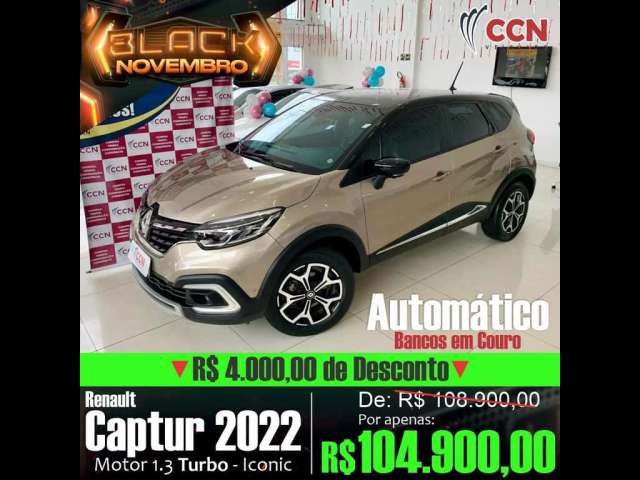 Renault Captur Iconic 1.3 TB 16V Flex 5p Aut.  - Bege - 2021/2022