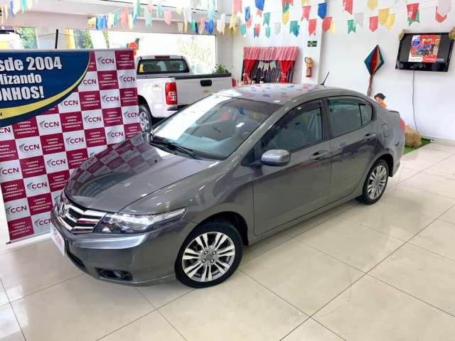 Honda City Sedan LX 1.5 Flex 16V 4p Aut. - Cinza - 2013/2014