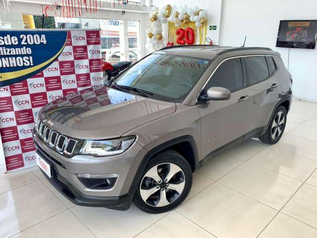 Jeep Compass LONGITUDE 2.0 4x2 Flex 16V Aut.  - Cinza - 2018/2018