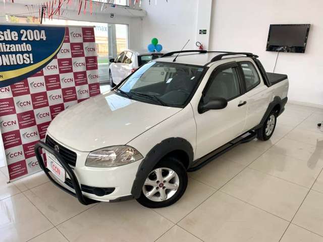 Fiat Strada Working 1.4 mpi Fire Flex 8V CD  - Branca - 2012/2013