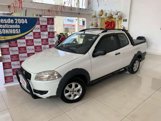 Fiat Strada Working 1.4 mpi Fire Flex 8V CD  - Branca - 2012/2013