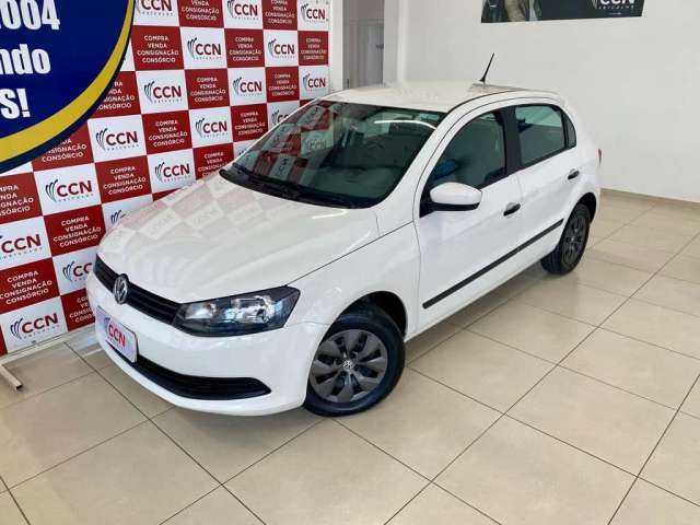 Volkswagen Gol Trendline 1.6 T.Flex 8V 5p  - Branca - 2015/2016