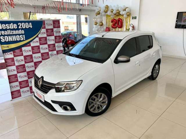 Renault Sandero GT line/RLIN Flex 1.0 12v 5p  - Branca - 2020/2021