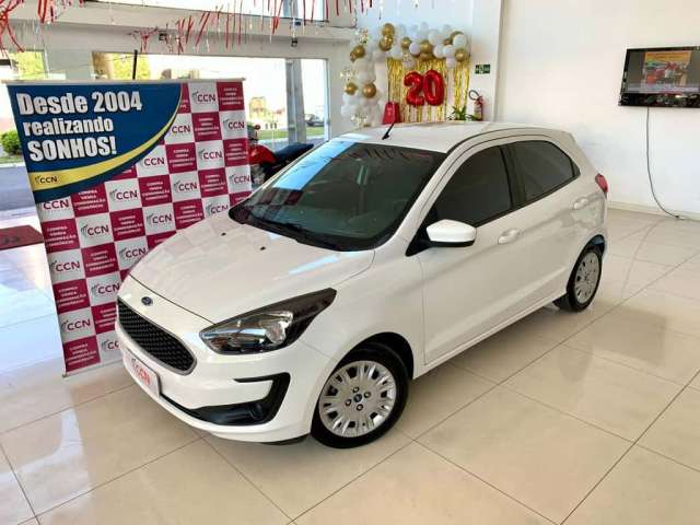 Ford KA 1.0 SE/SE Plus TiVCT Flex 5p  - Branca - 2019/2020