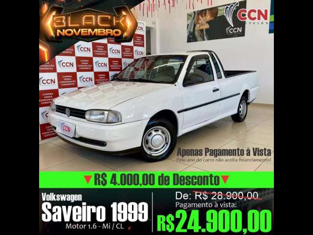 Volkswagen Saveiro CL 1.6 Mi / CL/ C 1.6  - Branca - 1999/1999