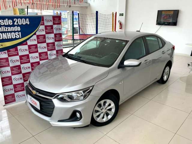 Chevrolet Onix SEDAN Plus LT 1.0 12V TB Flex Mec.  - Prata - 2020/2020