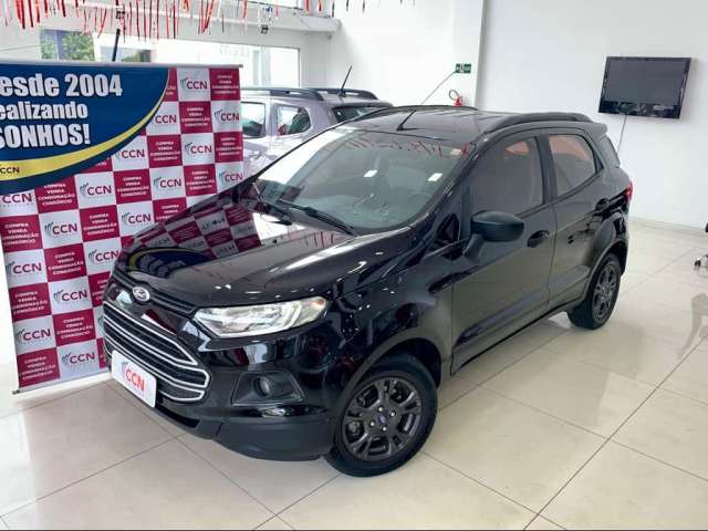 Ford EcoSport SE 1.6 16V Flex 5p Mec.  - Preta - 2012/2013