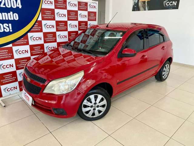 Chevrolet Agile LT 1.4 MPFI 8V FlexPower 5p  - Vermelha - 2010/2011