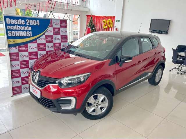 Renault Captur Life 1.6 16V Flex 5p Aut. - Vermelha - 2019/2020