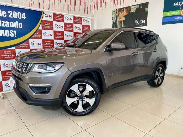 Jeep Compass COMPASS LONGITUDE 2.0 4x2 Flex 16V Aut.  - Cinza - 2017/2018