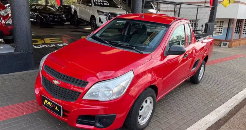 Chevrolet Montana LS 1.4 ECONOFLEX 8V 2p  - Vermelha - 2015/2015