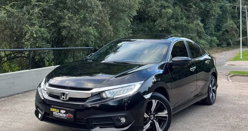 Honda Civic Sedan TOURING 1.5 Turbo 16V Aut.4p  - Preta - 2017/2017
