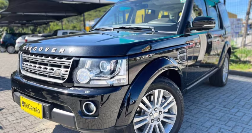Land Rover Discovery SE 3.0 4x4 TDV6/SDV6 Die.Aut.  - Preta - 2014/2014