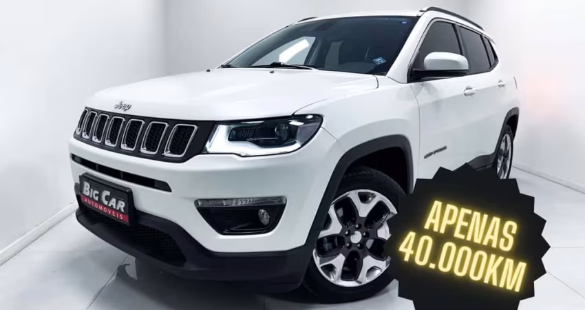 Jeep Compass LONGITUDE 2.0 4x2 Flex 16V Aut.  - Branca - 2019/2019