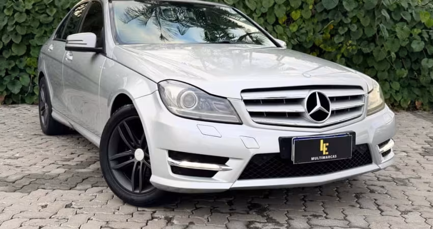 Mercedes-Benz C-180 CGI Sport 1.6 TB 16V 156cv Aut.  - Prata - 2013/2014