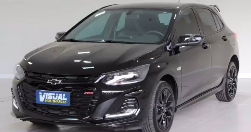 CHEVROLET ONIX RS 1.0 TURBO AUTOMÁTICO 6M - 2023 - PRETO