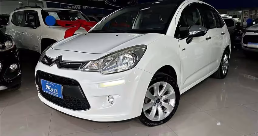CITROËN C3 1.6 EXCLUSIVE 16V FLEX 4P AUTOMÁTICO