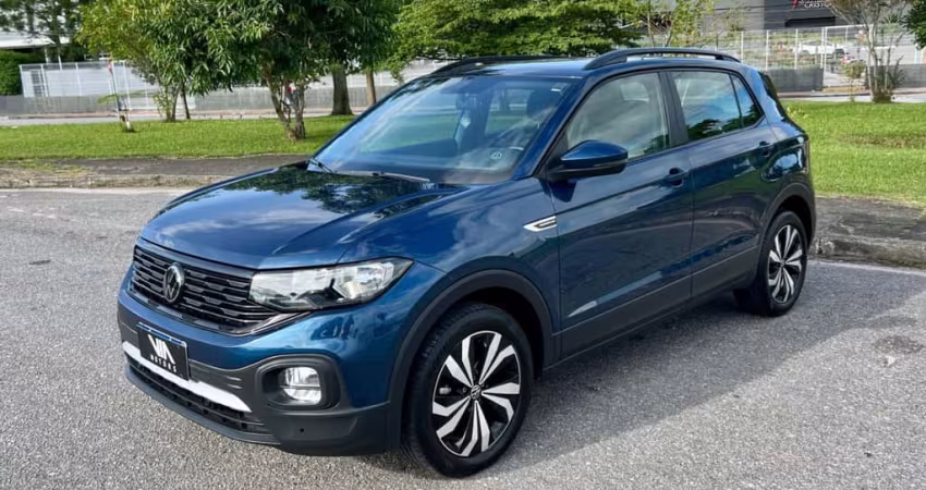 Volkswagen T-Cross Comfor. 200 TSI 1.0 Flex 5p Aut.  - Azul - 2023/2024
