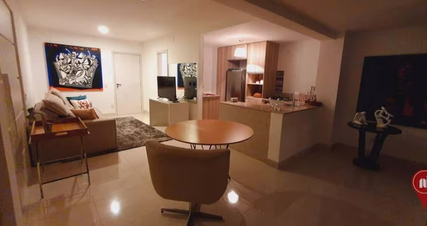Apartamento com 1 dormitório, 55 m² - venda por R$ 890.000,00 ou aluguel por R$ 5.850,00/mês - Vila da Serra - Nova Lima/MG