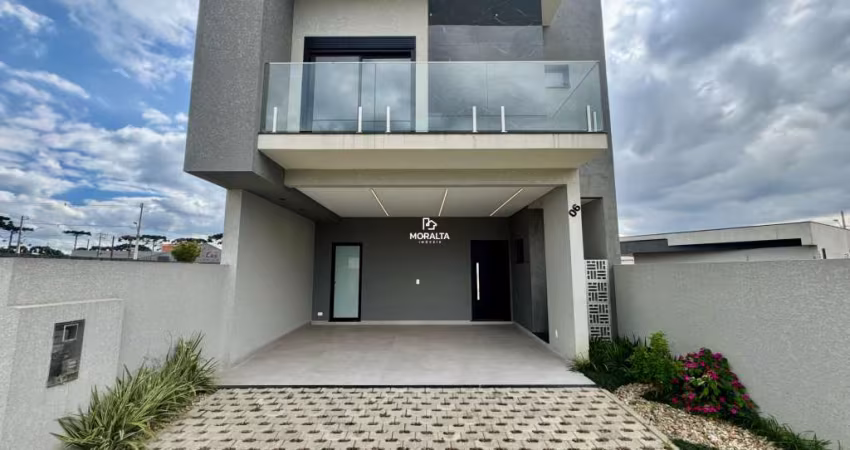 Sobrado Alto Padrão com 04 Quartos no Residencial Life Garden em São Jose dos Pinhais