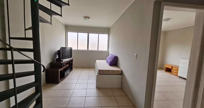 APARTAMENTO DUPLEX - MOBILIADO - DOIS DORMITÓRIOS -  LOCAÇÃO - JOSÉ MENINO - SANTOS/SP