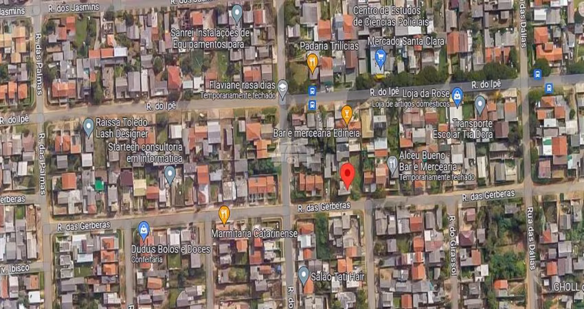 Terreno à venda na Rua das Gérberas, Monte Castelo, Colombo
