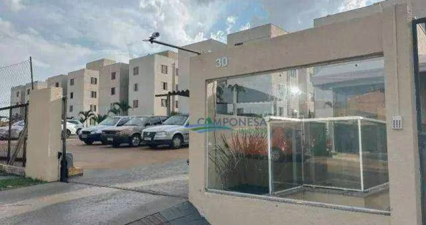 Apartamento com 2 dormitórios, 43 m² - venda por R$ 110.000,00 ou aluguel por R$ 945,00/mês - Perobinha - Londrina/PR