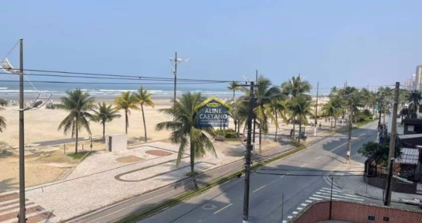 Apartamento Frente Mar na Guilhermina! Vista Livre e Definitiva para o mar!