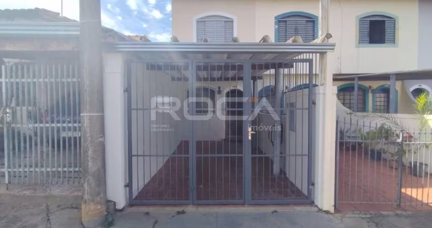 Sobrado aconchegante no Jardim Brasil, São Carlos - 2 dormitórios e garagem coberta