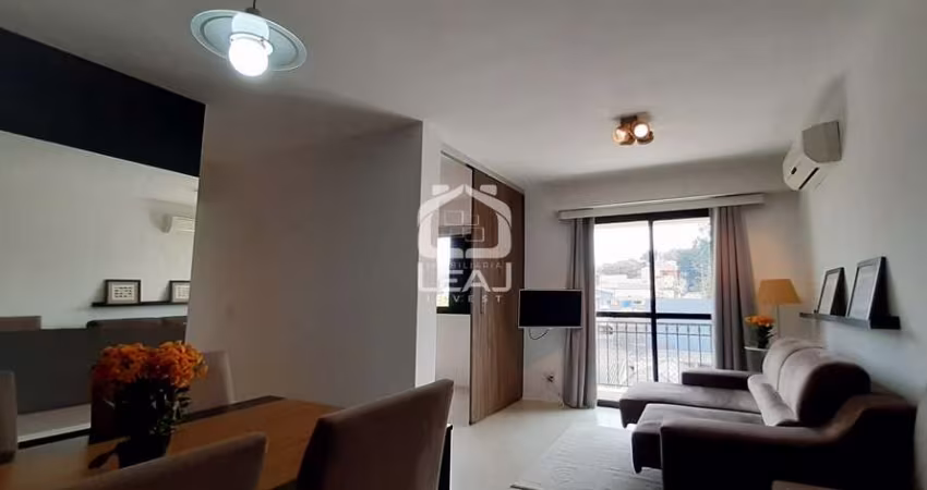Apartamento mobiliado para locação, 72m², Alto da Boa Vista, 3 dormitórios (1 suíte), 2 vagas - R$