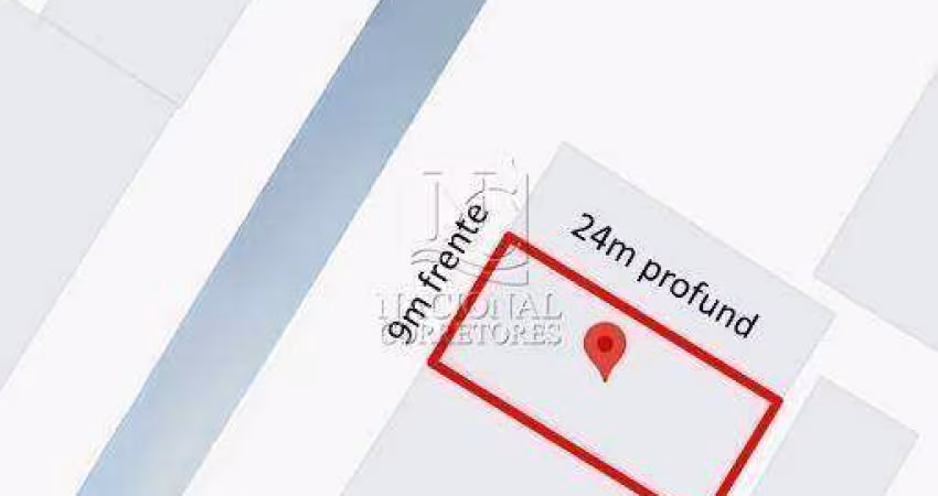 terreno ideal para construção, 216m² - Vila Scarpelli, Santo André.