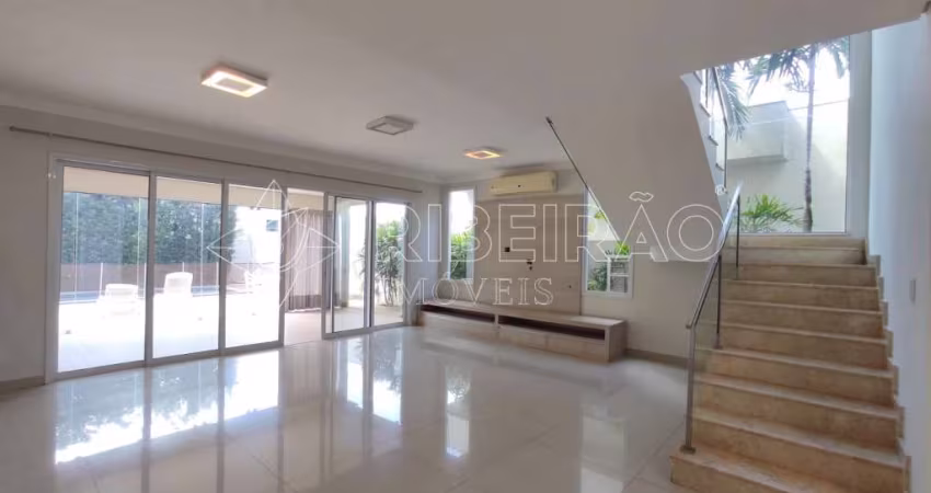 Casa sobrado com 4 suítes e lazer em condomínio
