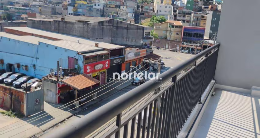 Cobertura com 2 dormitórios para alugar, 90 m² por R$ 1.850,00/mês - Jardim Vista Alegre - São Paulo/SP