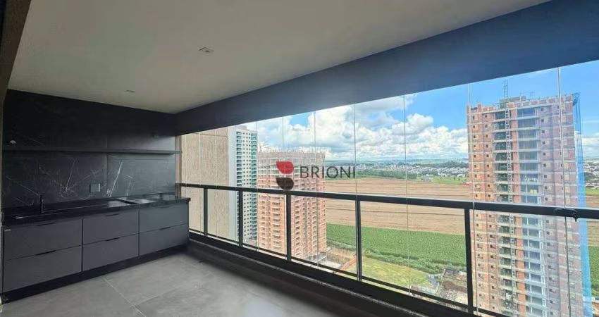 Apartamento com 3 quartos para alugar, 118 m² por R$ 6.677/mês - Jardim Olhos D'Água - Ribeirão Preto/SP
