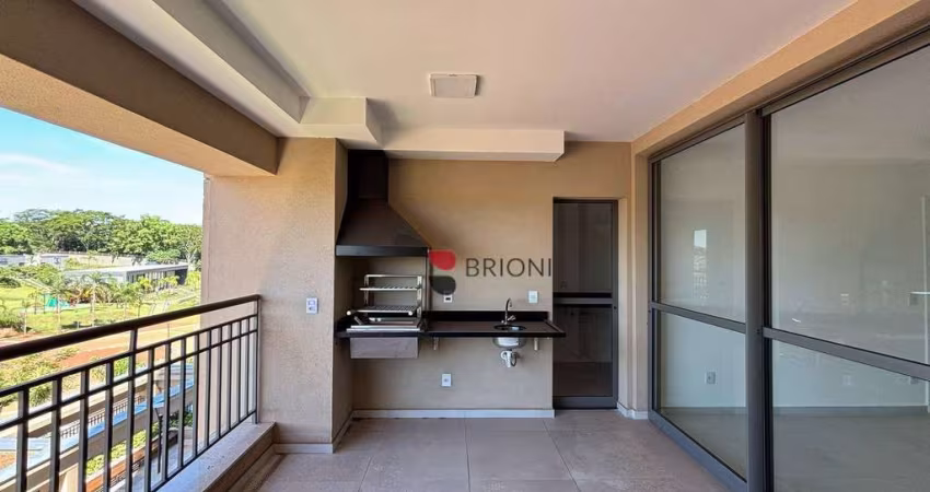 Apartamento com 3 Quartos para alugar, 110m² - Edifício La Coruna, em Ribeirão Preto/SP I Imobiliária Brioni imóveis